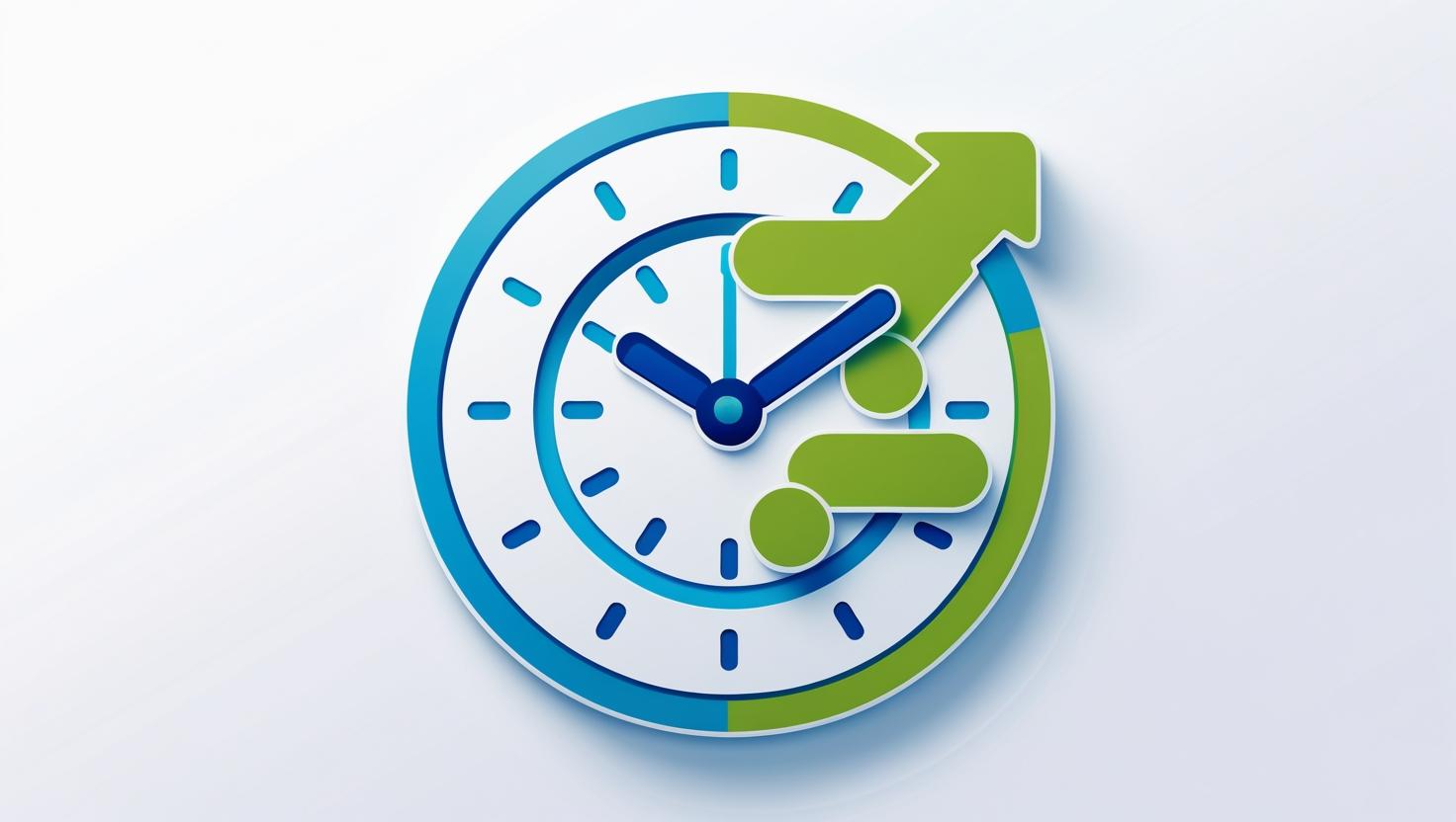 Icon representing time management and productivity